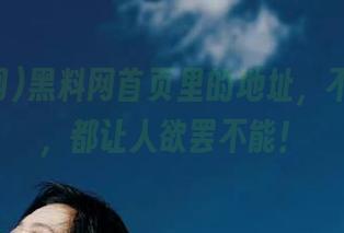 黑料网首页里的地址，不管真假，都让人欲罢不能！
